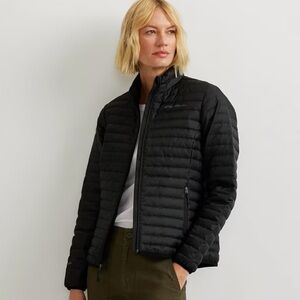 Eddie Bauer New Black Down Filled Puffy Jacket​